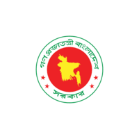 Logo of Bangladesh displayed prominently on a white background, featuring the national colors and emblematic design.