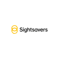 A white background featuring a yellow and black logo displaying the text 'Sight Savers'.